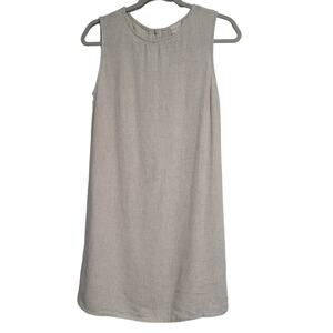 Altar'd State Tan Sleeveless Button Up Back Knee Length Dress Size XS